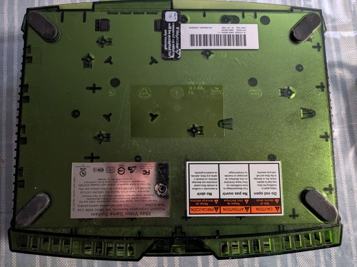 Original Xbox OG Console Translucent Green Rare Canadian Variant - photo 2