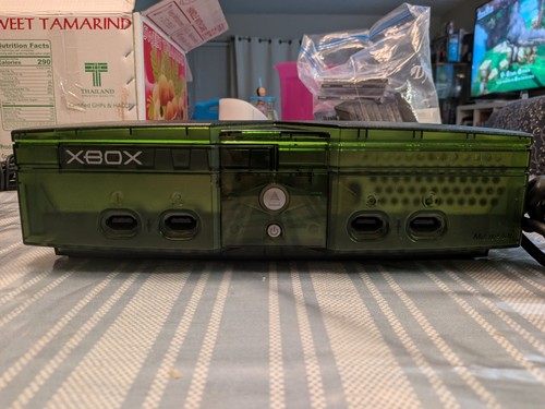 Original Xbox OG Console Translucent Green Rare Canadian Variant - photo 5