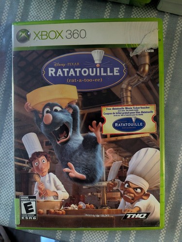 Ratatouille (Microsoft Xbox 360, 2007) CIB w/ Manual, Tested