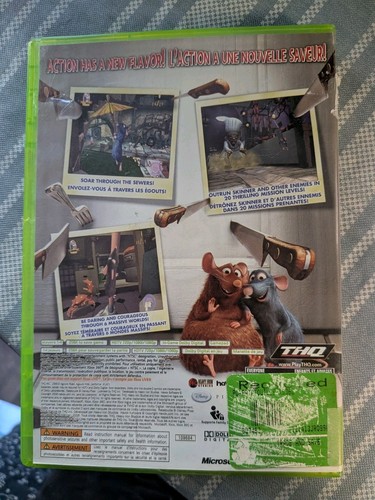 Ratatouille (Microsoft Xbox 360, 2007) CIB w/ Manual, Tested - photo 2