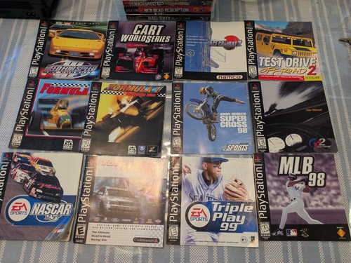 PS1 Game manual lot
