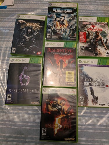 Xbox 360 Horror Action Game Lot