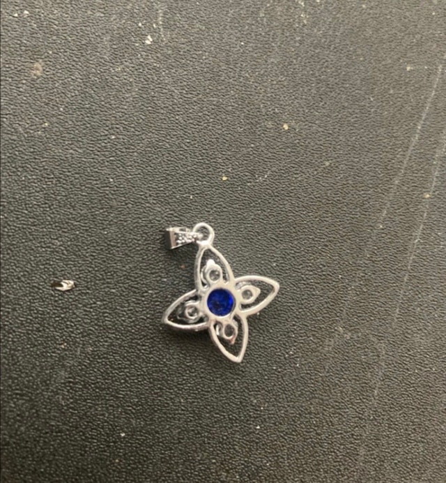stamped 18k gold plated pendant - photo 2