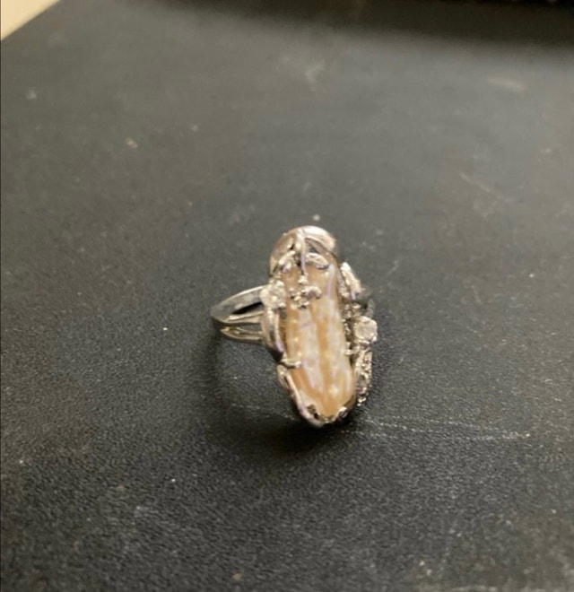 stamped 18k gold plated ring