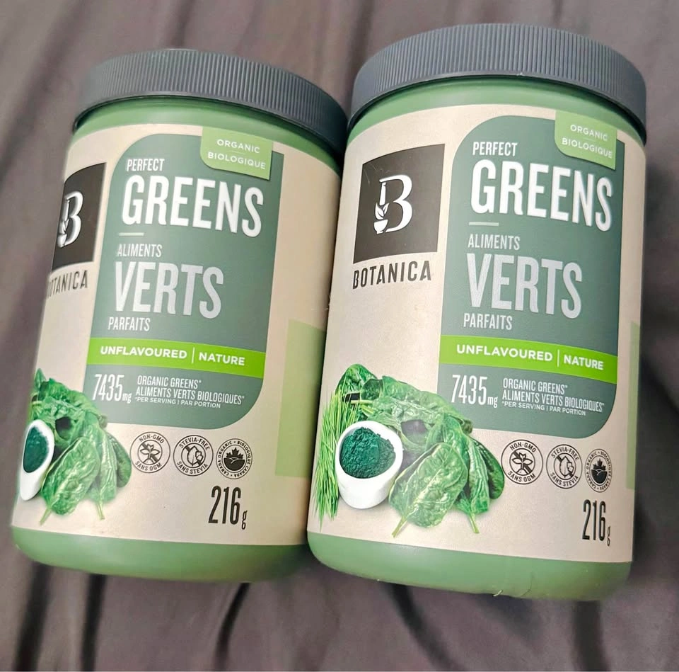 2 Botanica perfect Green/Organic Green powder