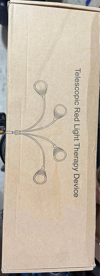 4 Headed Red Light Therapy Device with Stand
