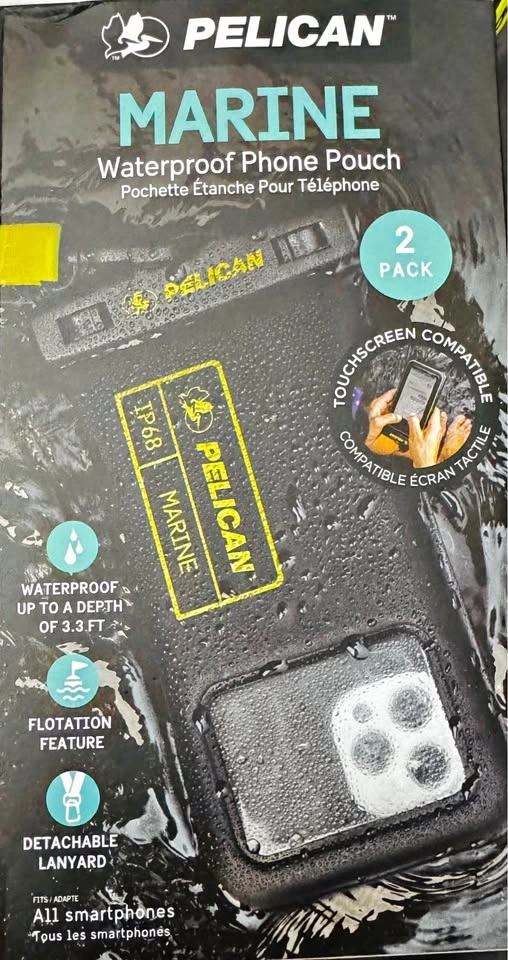 2 Marine waterproof phone Pouch