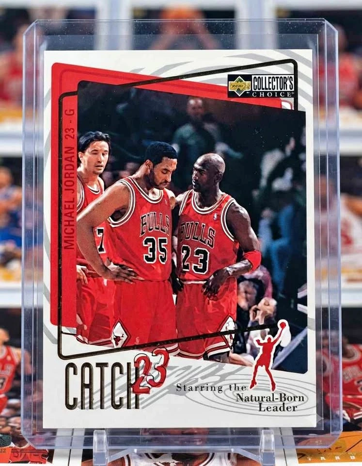 1997 Upper Deck Collectors Choice 195 Michael Jordan Catch 23