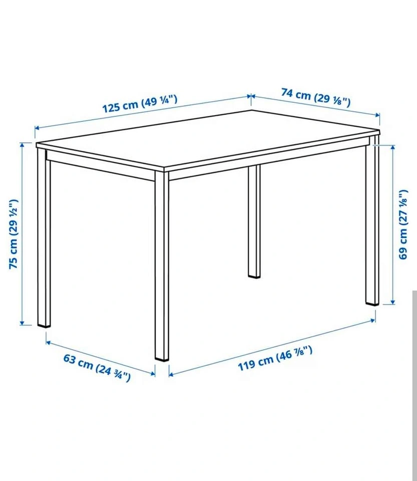 IKEA VIHALS Table | White | Excellent Condition - photo 5