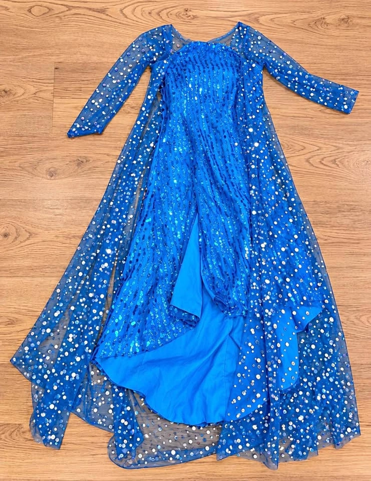Elsa Frozen Costume Dress size 3/4