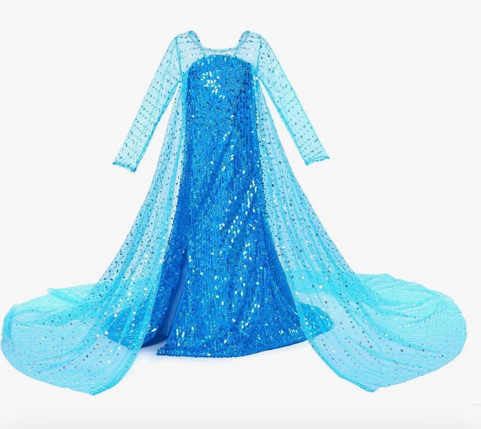Elsa Frozen Costume Dress size 3/4 - photo 2