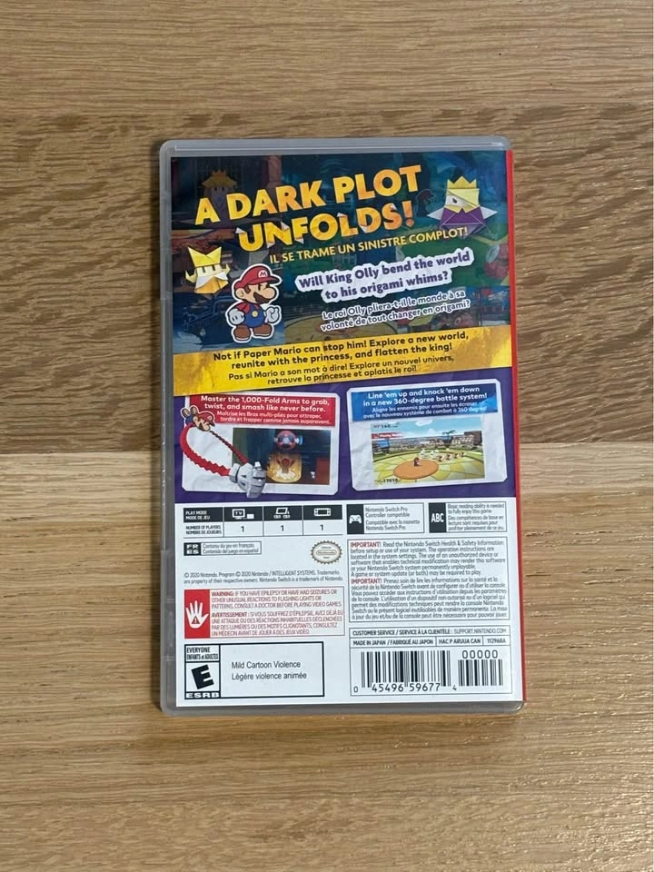 Paper Mario Origami King - Switch 1 Physical Cartridge - photo 2