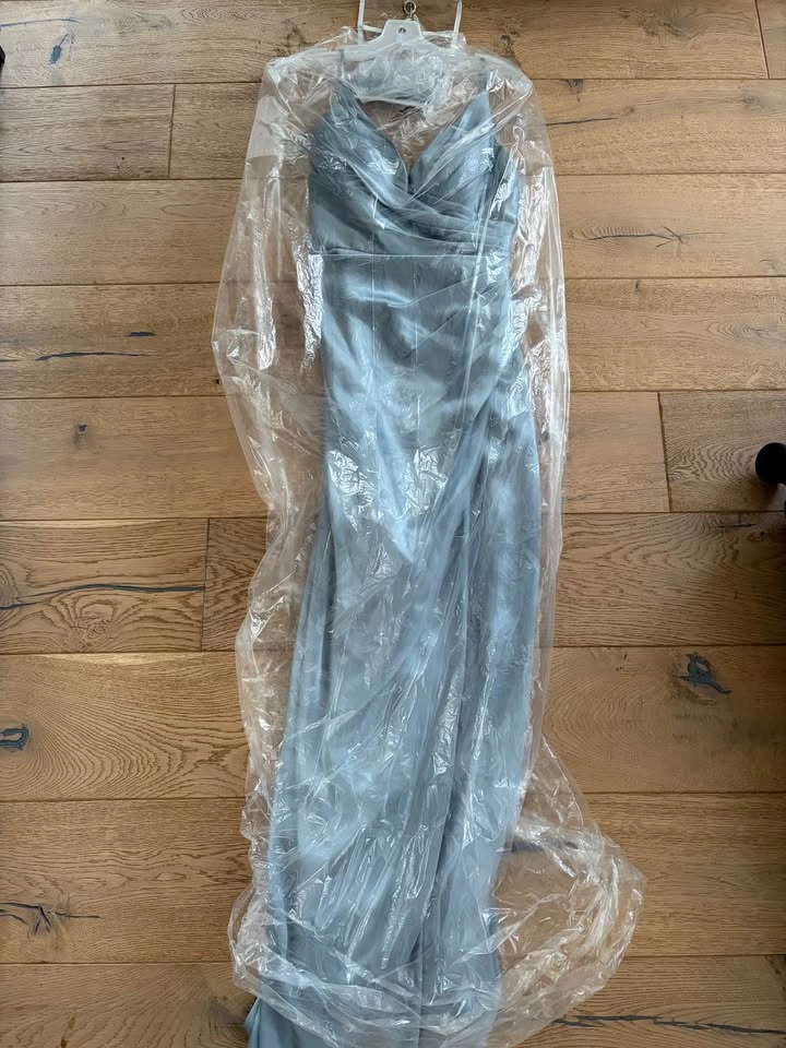David’s Bridal Blue Dress - size 4 - photo 5