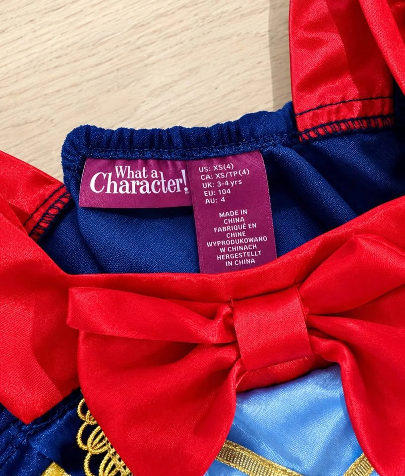 Snow White Costume Dress 4T - photo 2