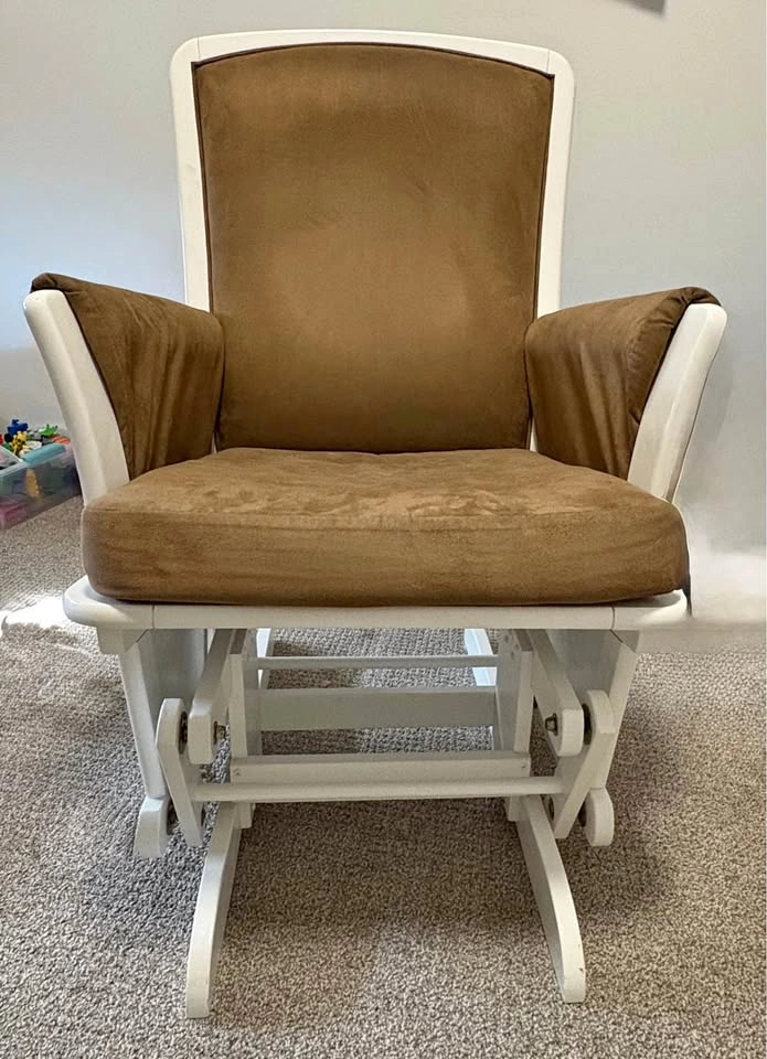 Gliding rocker and footstool