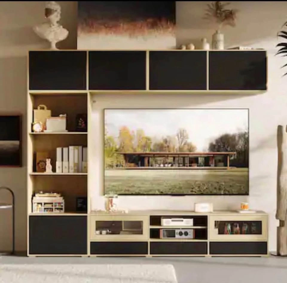 BRAND NEW & SEALED – Modern C-Shaped TV Stand / Media Console - photo 3
