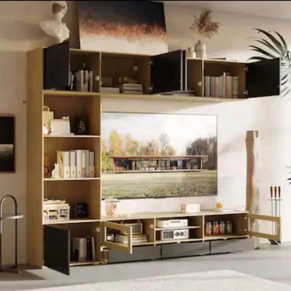 BRAND NEW & SEALED – Modern C-Shaped TV Stand / Media Console - photo 5