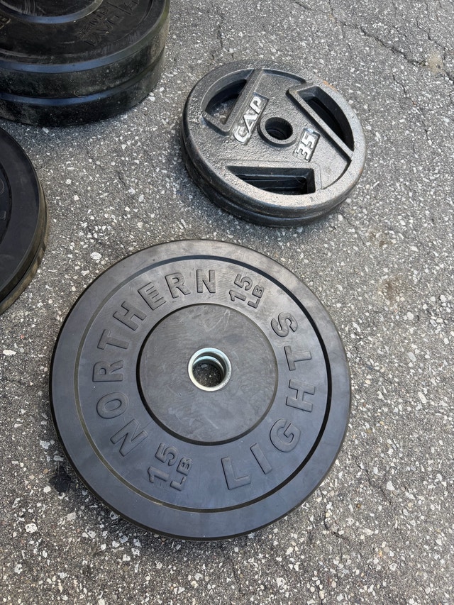 Home gym free weights and Rack - photo 5