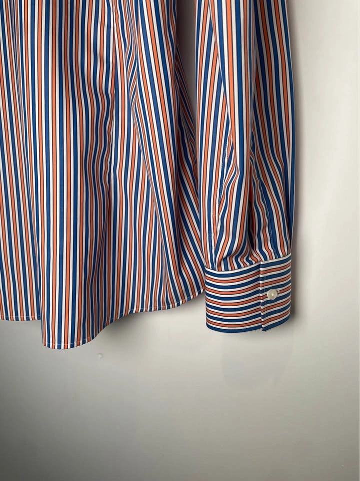 BOSS Hugo Boss Slim Fit Multi-Striped Long Sleeve Dress Shirt - photo 5