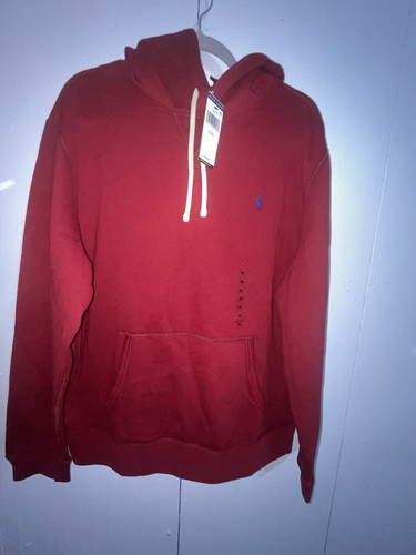 Polo Ralph Lauren Pullover Hoodie Dark Red Long Sleeve