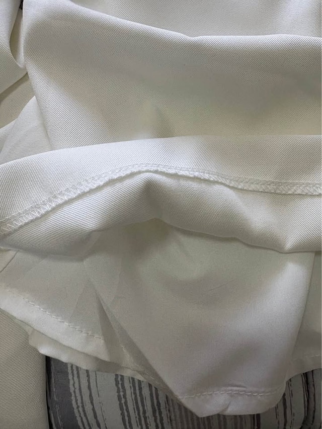 Shein Petite XXS Lined White Pants - photo 4