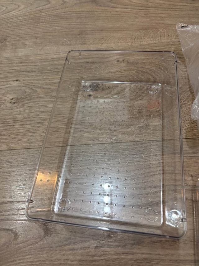 3 Pack Clear Acrylic Drawer Organizers - photo 3