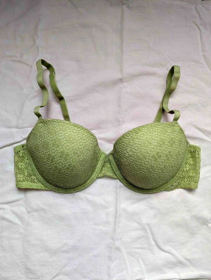 La Senza Remix Lightly Lined Demi Bra 34C light green colour