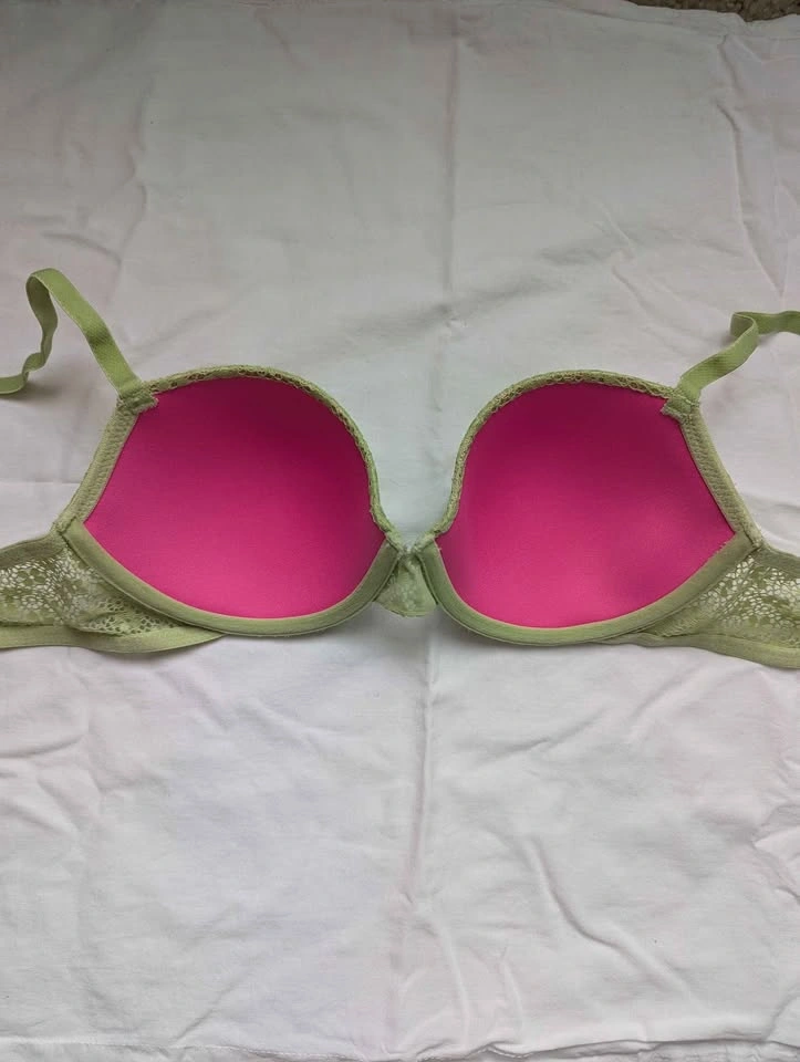 La Senza Remix Lightly Lined Demi Bra 34C light green colour - photo 2