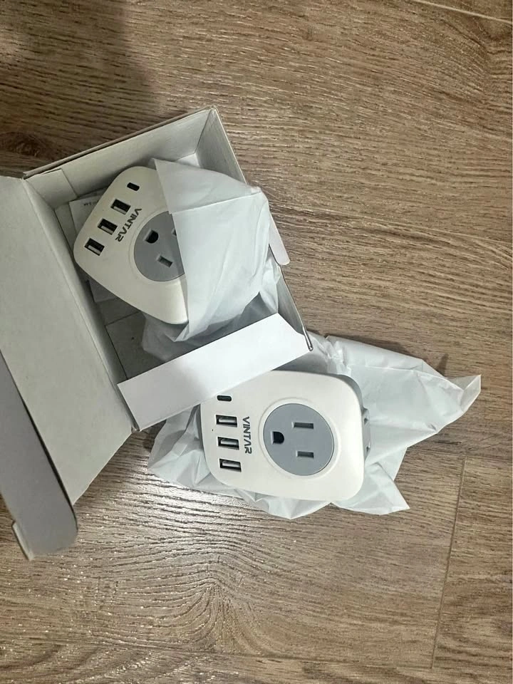 VINTAR European Travel Plug Adapter 2-Pack