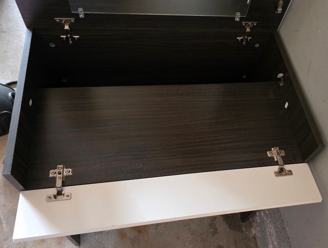 Vanity Desk with Flip-Top Mirror - photo 2