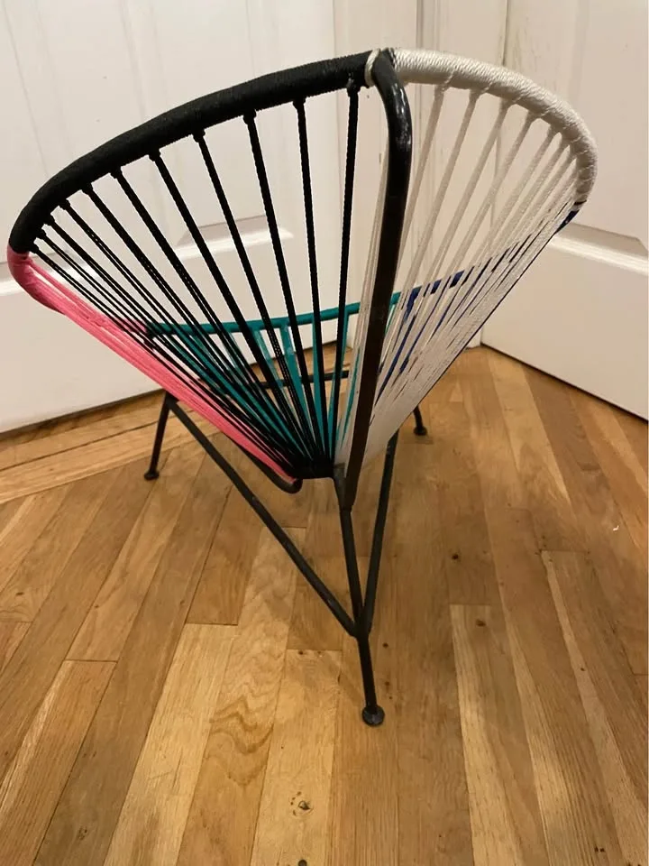 Kids Mini Multi-Color Acapulco Chair - Great Condition! - photo 2
