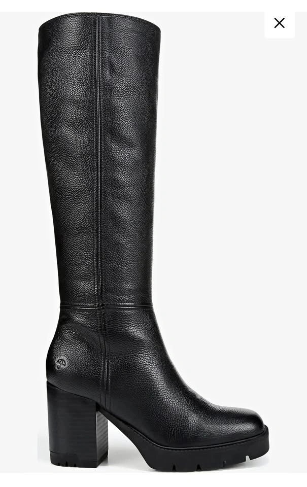 Naturalizer Willow Water Resistant Knee High Black Boot 9 WC
