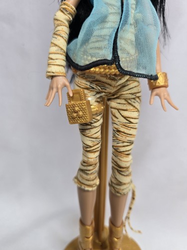 MONSTER HIGH DOLL CLEO DE NILE G1 2008 W ACCESSORIES - photo 3