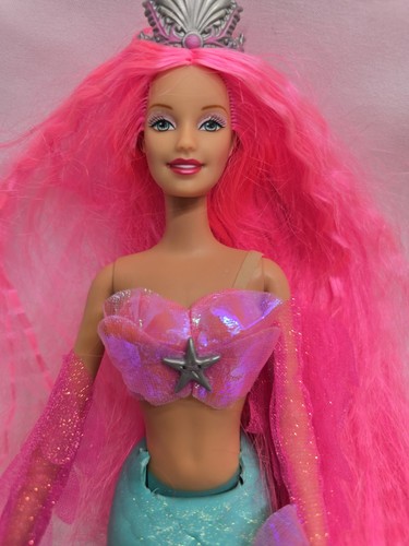 2002 Vintage Mermaid Fantasy Barbie Doll 56759 Mattel - photo 4
