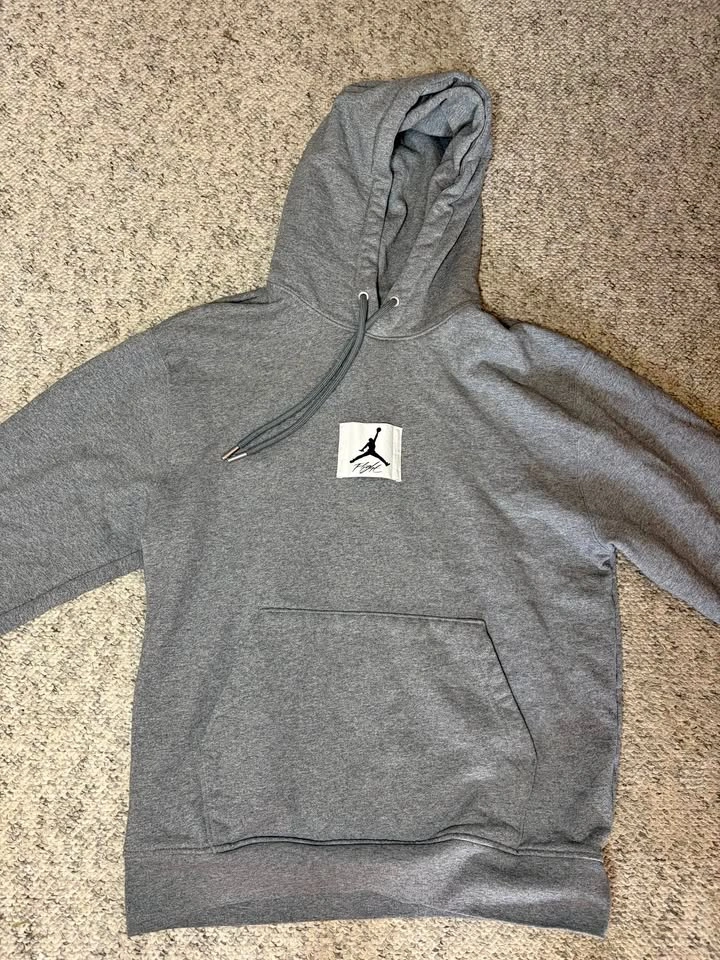 Nike Jordan Flight Grey Hoodie Size S