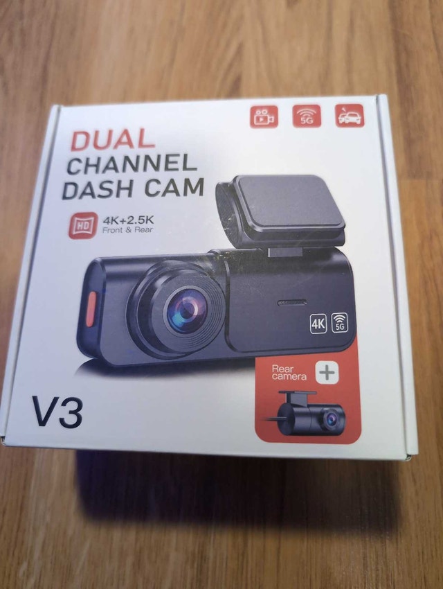 V3 Dual Channel Dash Cam