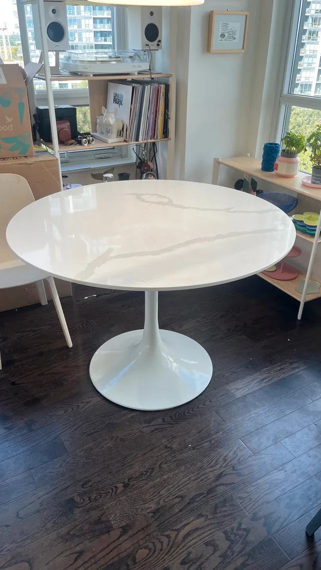 Marble Tulip Table - 44 inch thumbnail