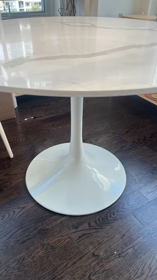 Marble Tulip Table - 44 inch image indicator(3)