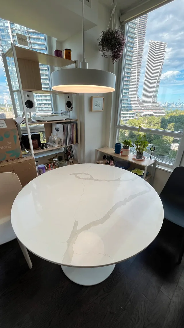 Marble Tulip Table - 44 inch image indicator(4)