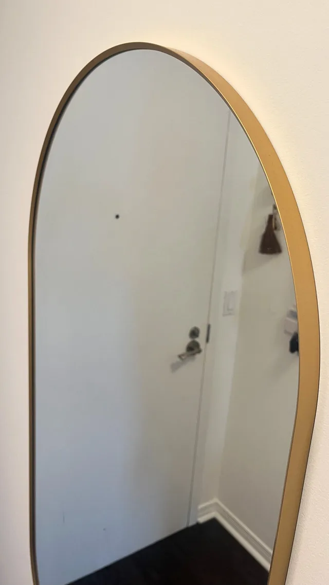 IKEA Oval Mirror Gold Trim image indicator(3)