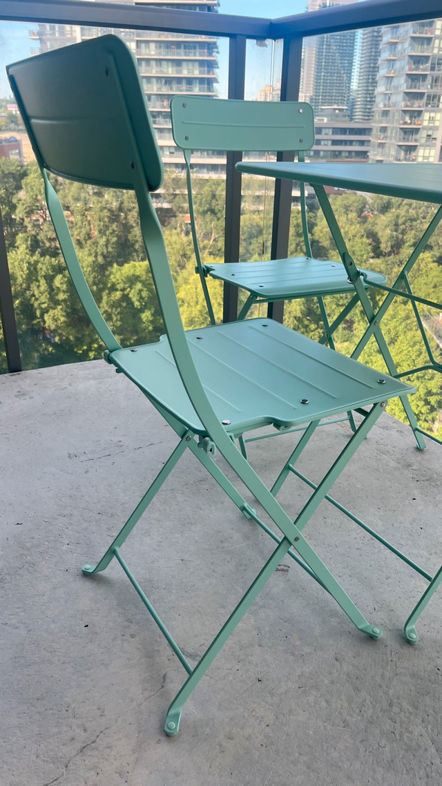 Ikea SUNDSÖ Folding Table + 3 chairs Set - photo 4