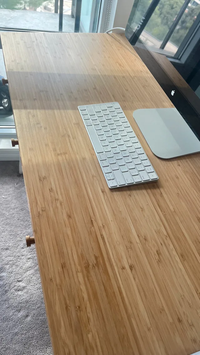 IKEA LILLÅSEN Bamboo Desk image indicator(4)