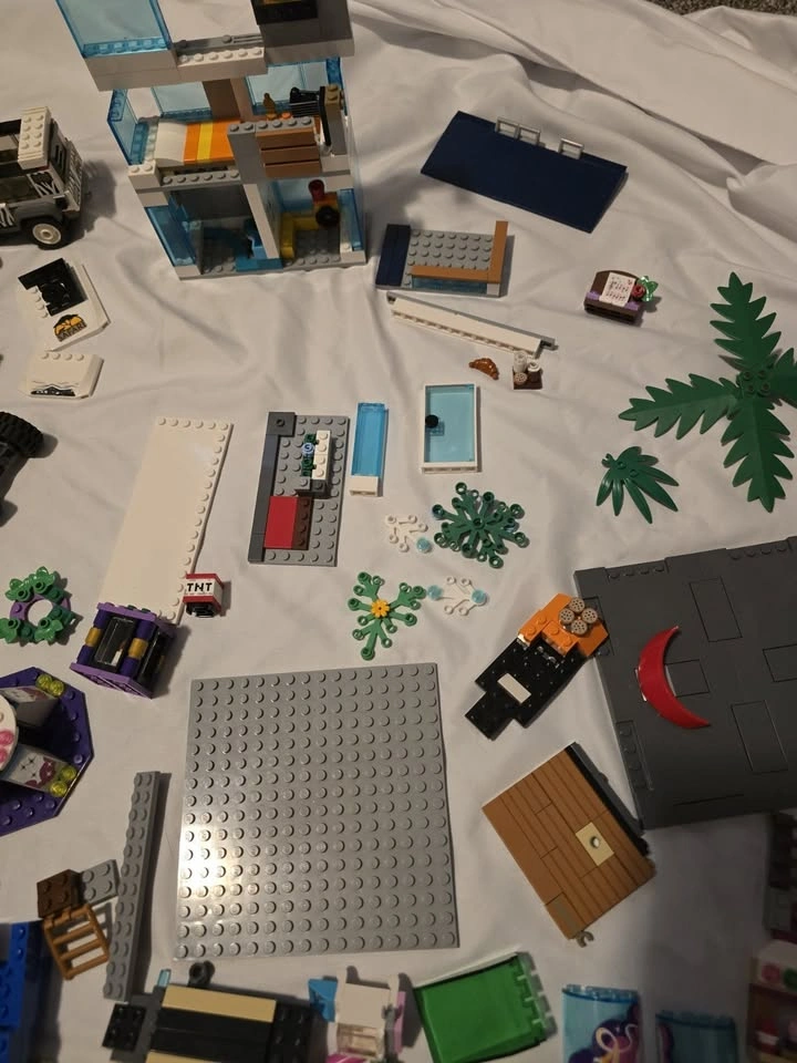 Bulk LEGO Bricks – 6.9 lbs Lot Multicolor Mixed Pieces - photo 4