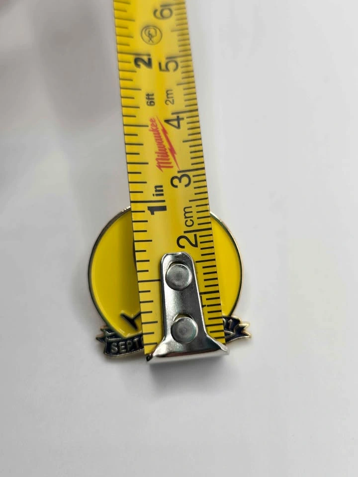 Fan Made Walmart Employee 9/11 Smiley Face Teardrop Pin - photo 4