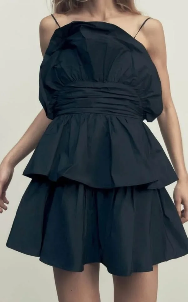 Zara Ruffle Mini Dress image indicator(2)