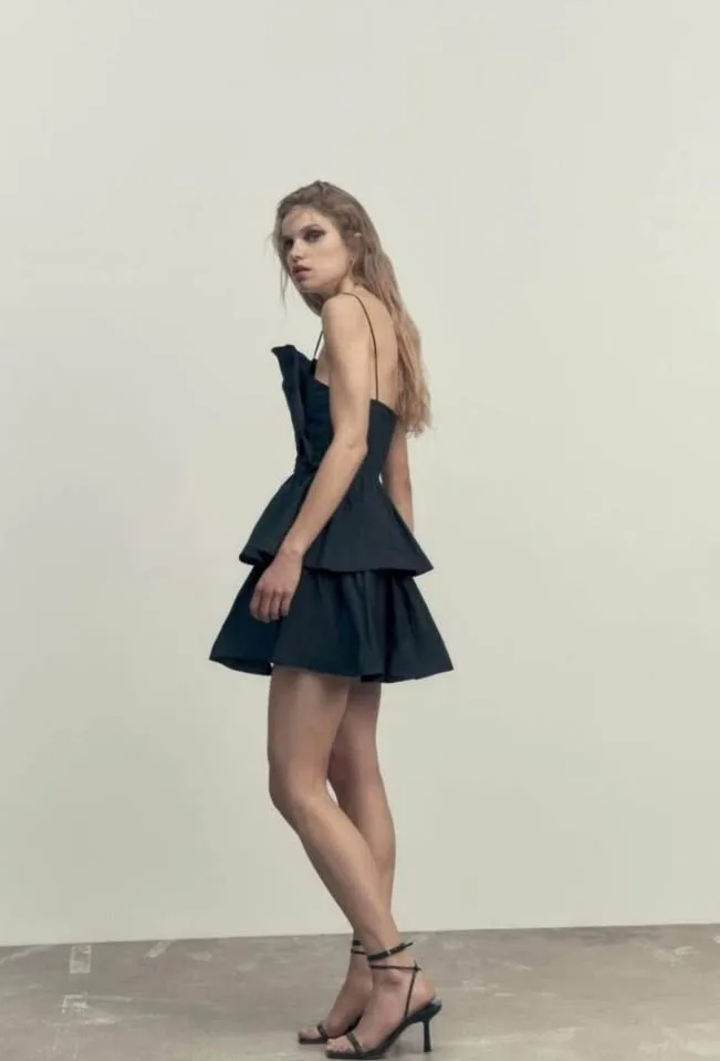 Zara Ruffle Mini Dress image indicator(3)