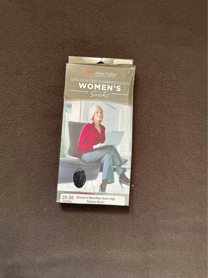 Brand New Women Compression Socks - XL Size (Ames Walker) - photo 3