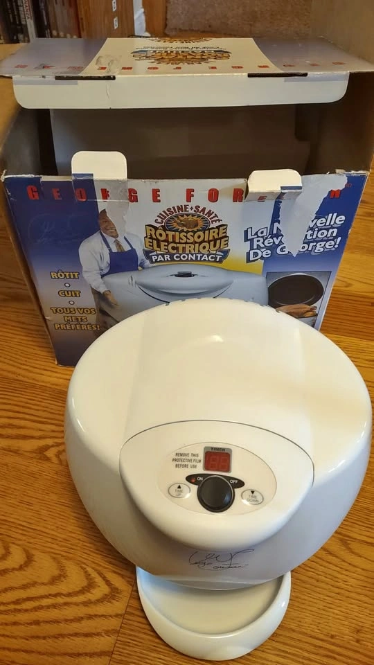 George Foreman Contact Roasting Machine – Unused