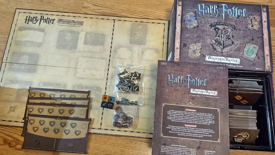 Harry Potter Hogwarts Cooperative Deck Building Card Game