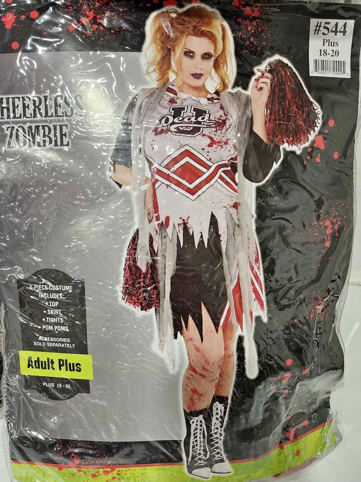 NEW 50% Off Cheerless Zombie or dead cheerleader Halloween costu